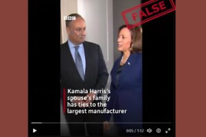 Fake video about Kamala Harris highlighted by Microsoft in study on Russian disinformation in the US elections