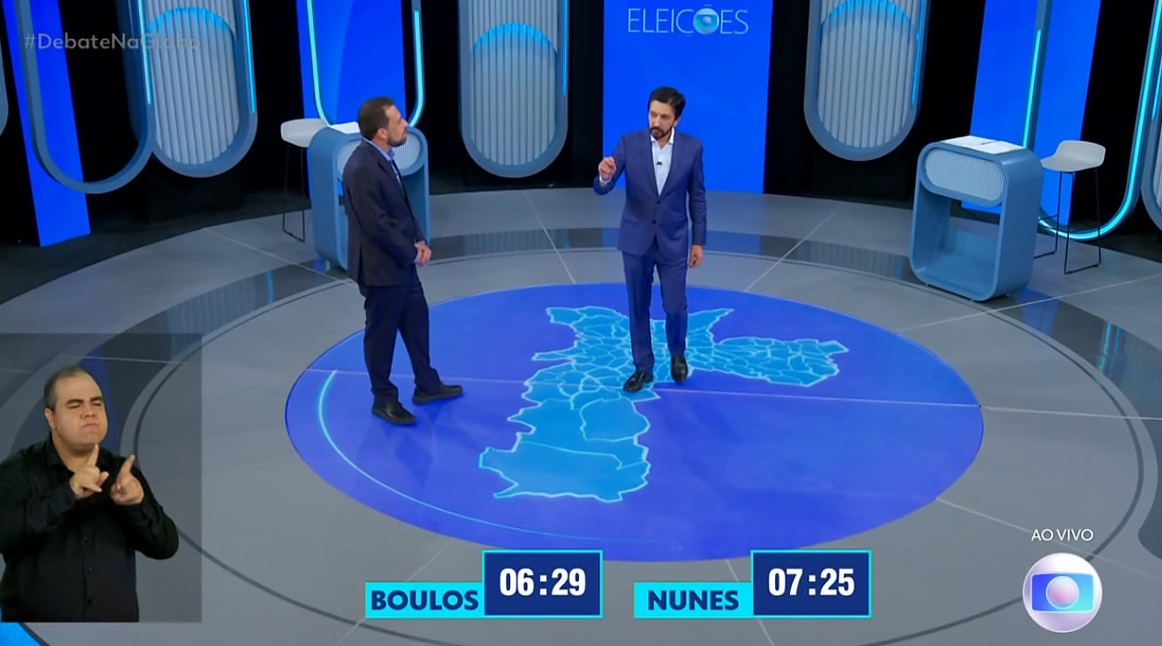 Nunes nods to the right, and Boulos says his rival doesn't have the pulse to manage São Paulo