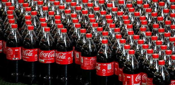 Garrafas de Coca-Cola