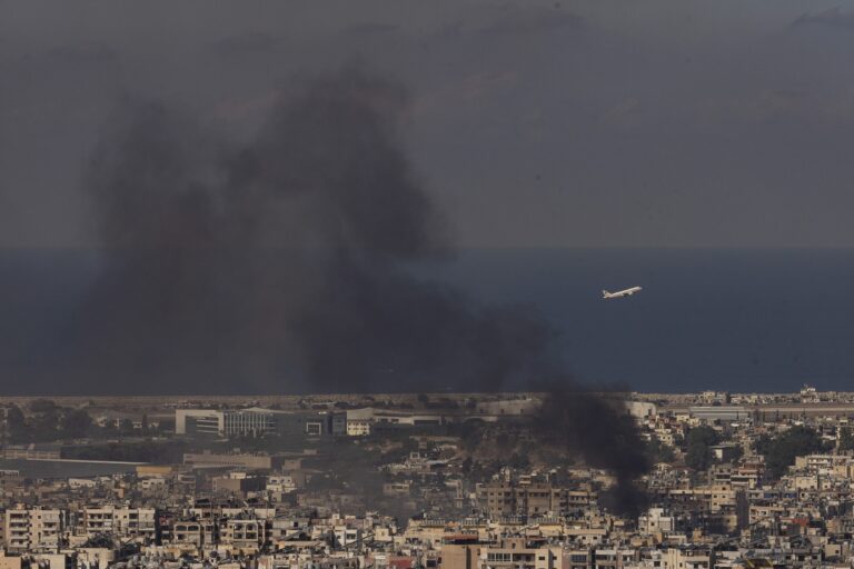 Flying between bombs and explosions, Lebanese aerialist becomes an unexpected national icon
