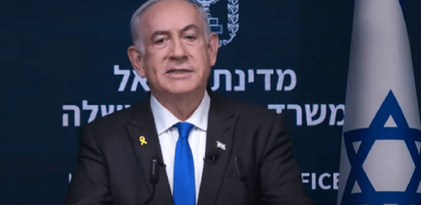 O primeiro-ministro de Israel, Benjamin Netanyahu