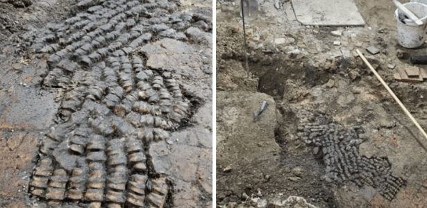 Piso coberto de ossos foi encontrado em cidade holandesa