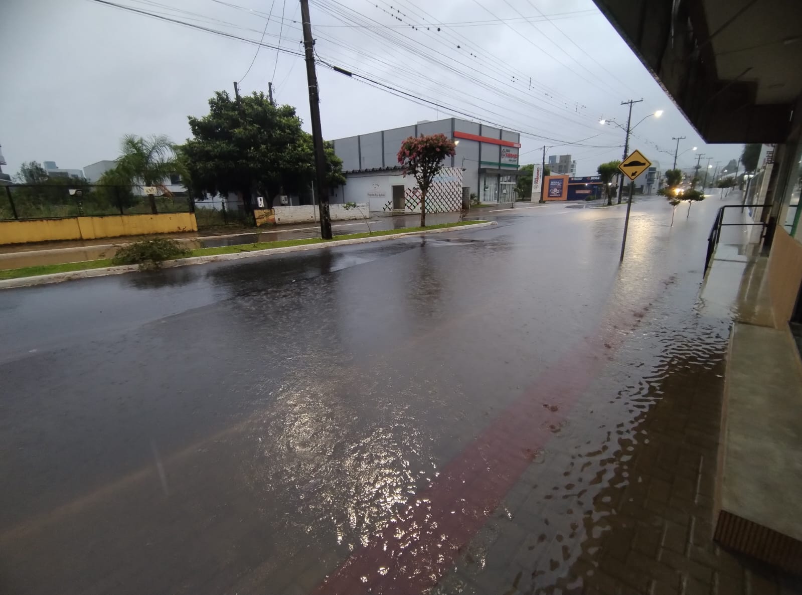Heavy rain interrupts bus circulation and postpones university entrance exams in Santa Catarina