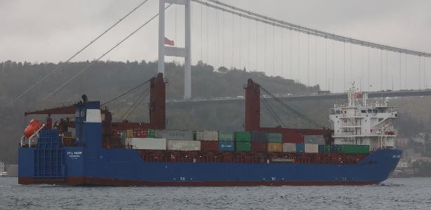 Cargueiro seguia para Vladivostok