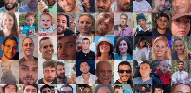Israel divulga imagens de reféns do Hamas
