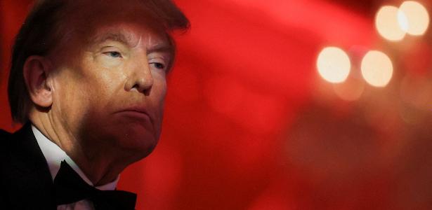 Donald Trump em cerimônia na Flórida