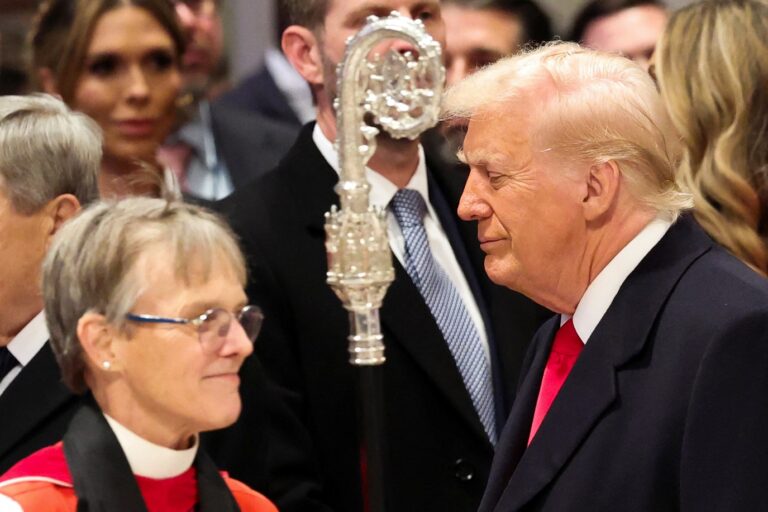 Who is the bishop called by Trump a “radical leftist” after plea for mercy
