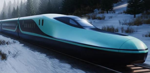 Trem-bala japonês tem pintura externa que homenageia regiões por onde passa