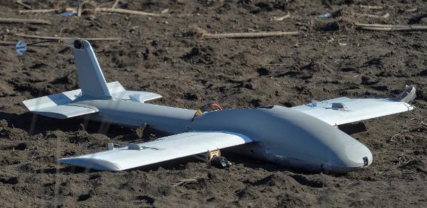 Drone russo encontrado na região de Dnipropetrovsk, na Ucrânia