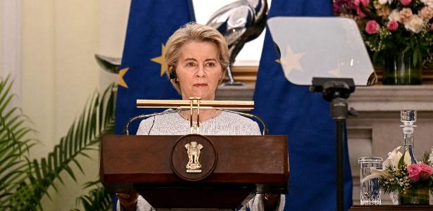 28/fev/2025 - Ursula von der Leyen, presidente da Comissão Europeia