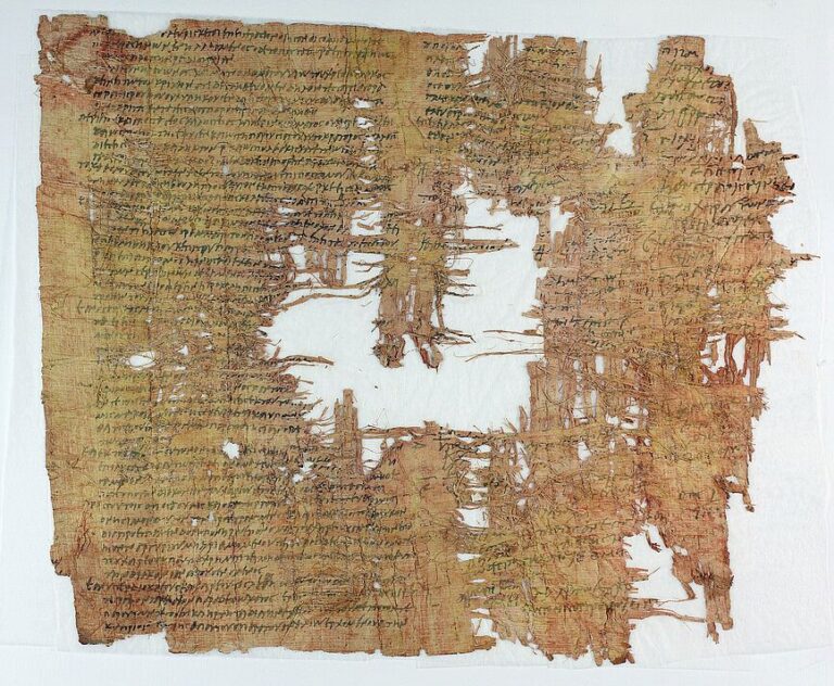 Papyrus with almost 2,000 years details of tax evasion in Ancient Rome
