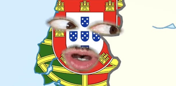 Um dos vídeos com o meme da