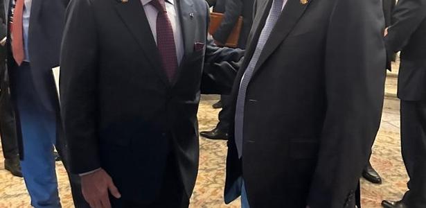 Ministro Mauro Vieira encontrou-se com o primeiro-ministro da Palestina, Mohammad Mustafa