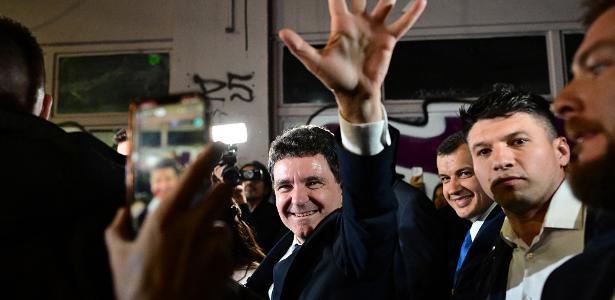 18.mai.2025 - O centrista Nicusor Dan, ex-prefeito de Bucareste e atual presidente da Romênia