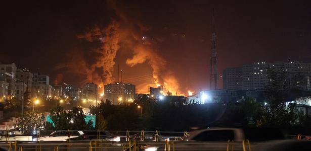 Ataque israelense atingiu o depósito de petróleo de Shahran, perto de Teerã, no Irã