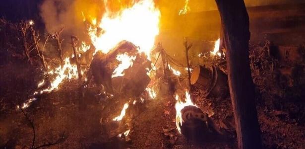 Aeronave abatida em Teerã