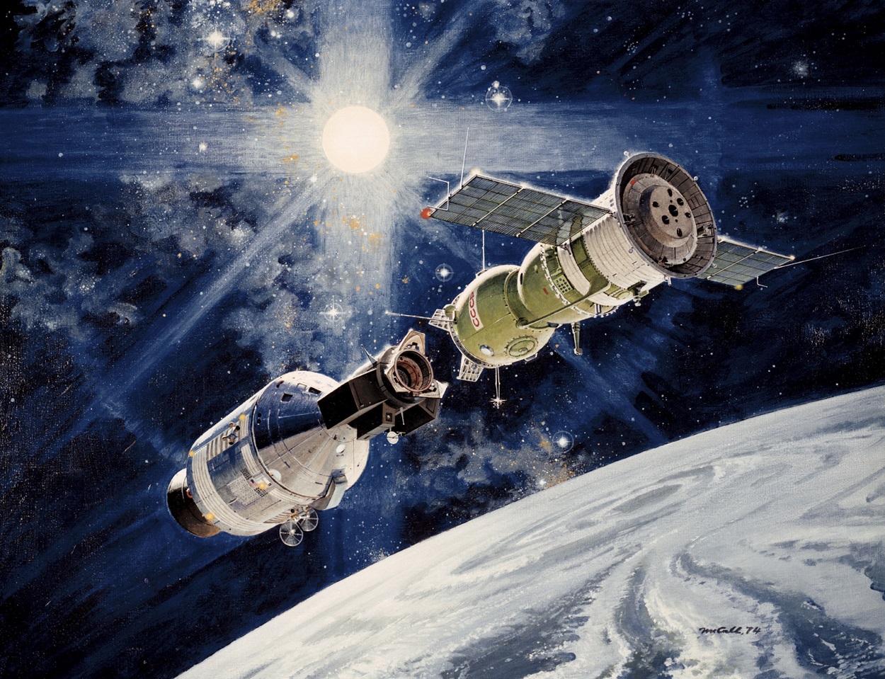 USA x USSR: A hand grip in orbit 50 years ago transformed the space race