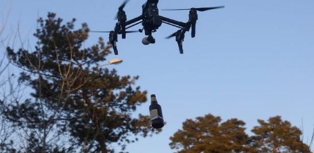 Drone ucraniano usado na guerra contra a Rússia