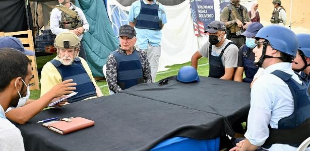 Embaixador publicou foto de visita na rede social X