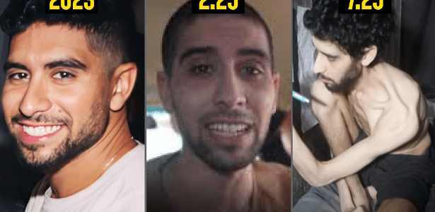 family members react hostage video released by Hamas