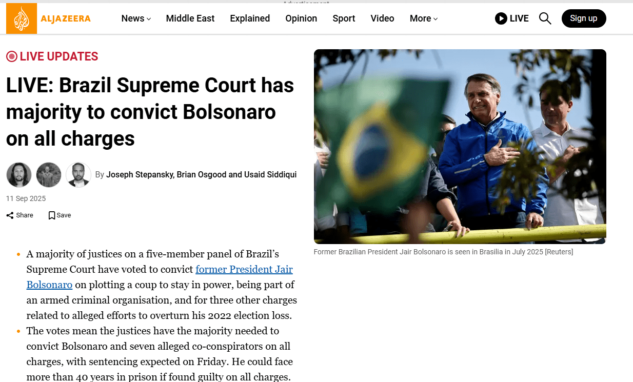 'Probably enrages Trump': Foreign Press has a decision on Bolsonaro