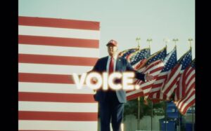 Donald Trump in an inaugural video of the White House profile on Tiktok