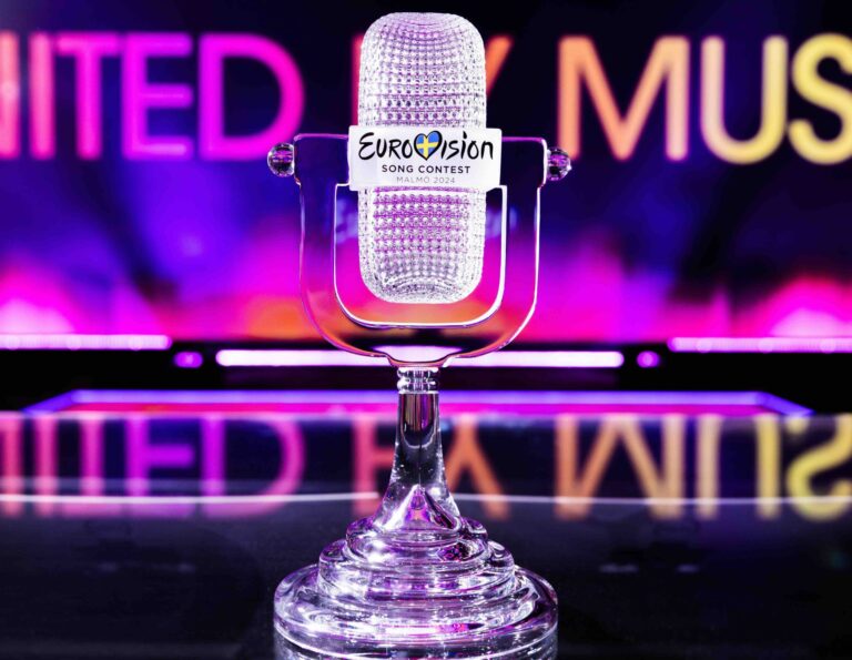 Troféu do festival de música Eurovision 2026