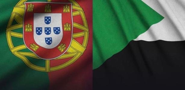 Em publicação já excluída, governo de Portugal confunde bandeira palestina com a do Sudão