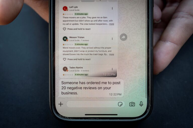 The new threat against small businesses: Pay ie flooded with bad evaluations
