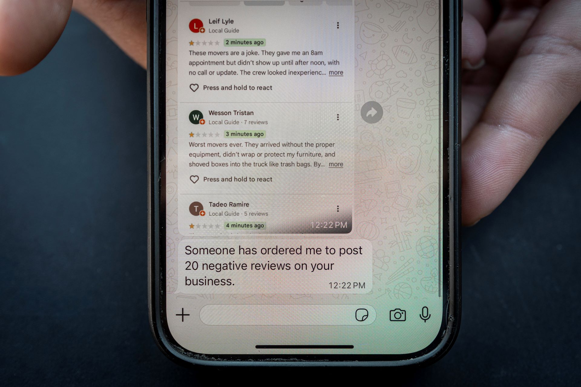 The new threat against small businesses: Pay ie flooded with bad evaluations