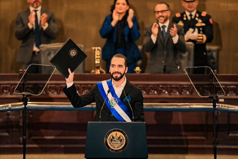Presidente Nayib Bukele, de El Salvador