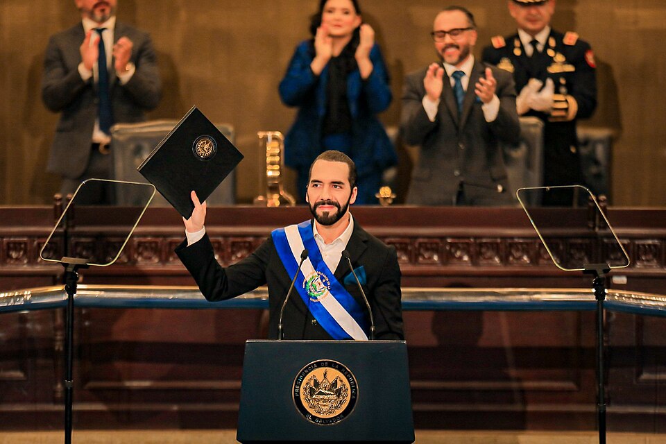 Presidente Nayib Bukele, de El Salvador