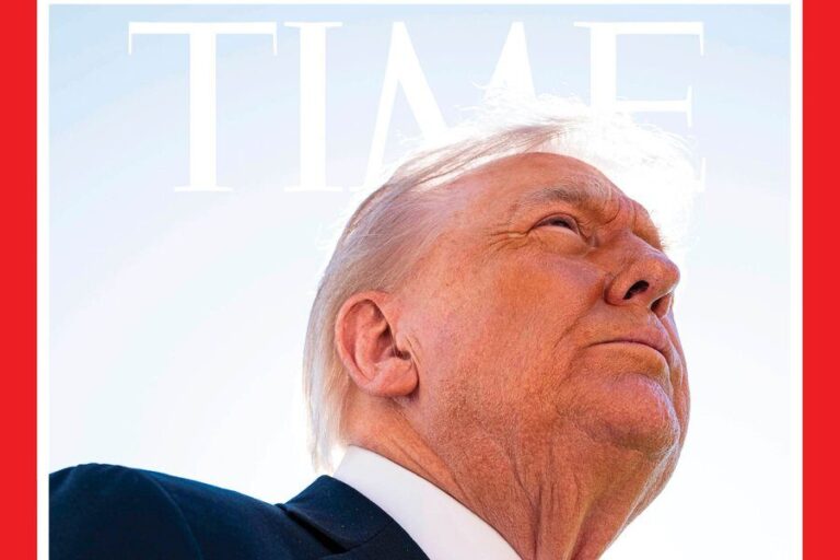 Trump na capa da revista Time