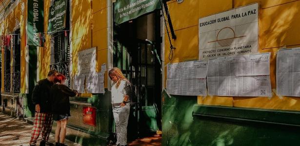 Colégio eleitoral em Chacarita