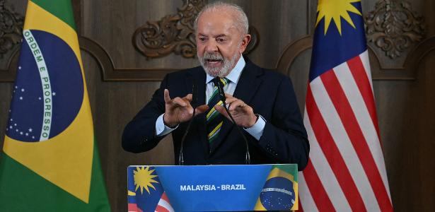 27.out.2025 - O presidente do Brasil, Luiz Inácio Lula da Silva, concede uma entrevista coletiva durante a 47ª Cúpula da Associação das Nações do Sudeste Asiático (ASEAN), em Kuala Lumpur