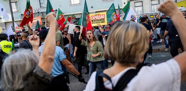 Manifestação de domingo em Lisboa convocada pelo partido de ultradireita Chega contra a "imigração descontrolada" em Portugal