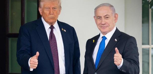 Trump, e premiê israelense, Benjamin Netanyahu, tiveram reunião sobre a guerra em Gaza