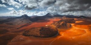 Traces of volcanoes in the Bolivian highlands