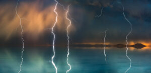 Electric sunset. Top100 image in the Nature/Landscape category of the panoramic photo contest