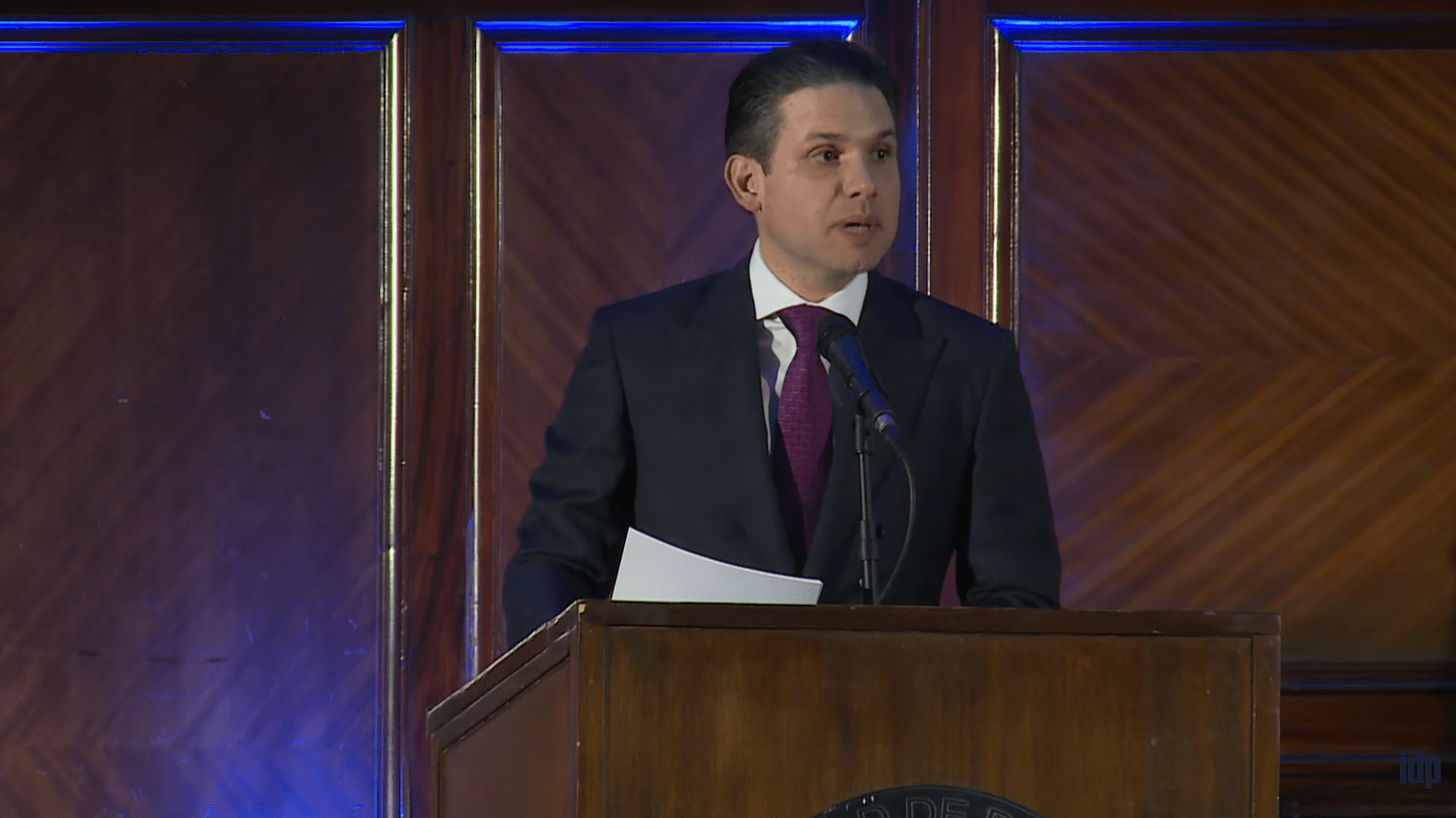 “Organized crime is infiltrating campaign financing,” says Hugo Motta