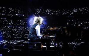 Paul McCartney on stage during US tour