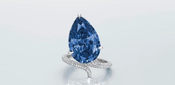 Diamante Mellon Blue Fancy Vivid Blue