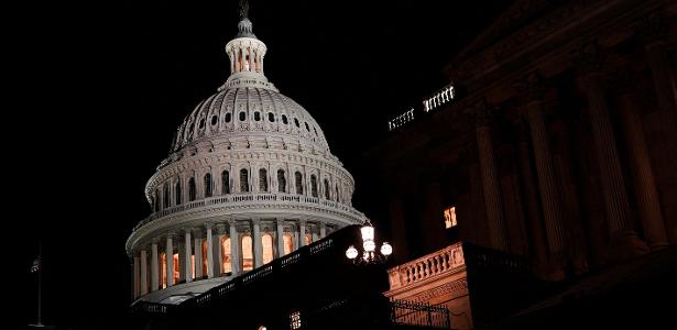 Vista do Capitólio, em Washington