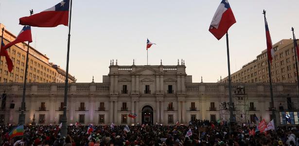 O Palácio La Moneda, em Santiago, no Chile, o local será residência do futuro presidente eleito