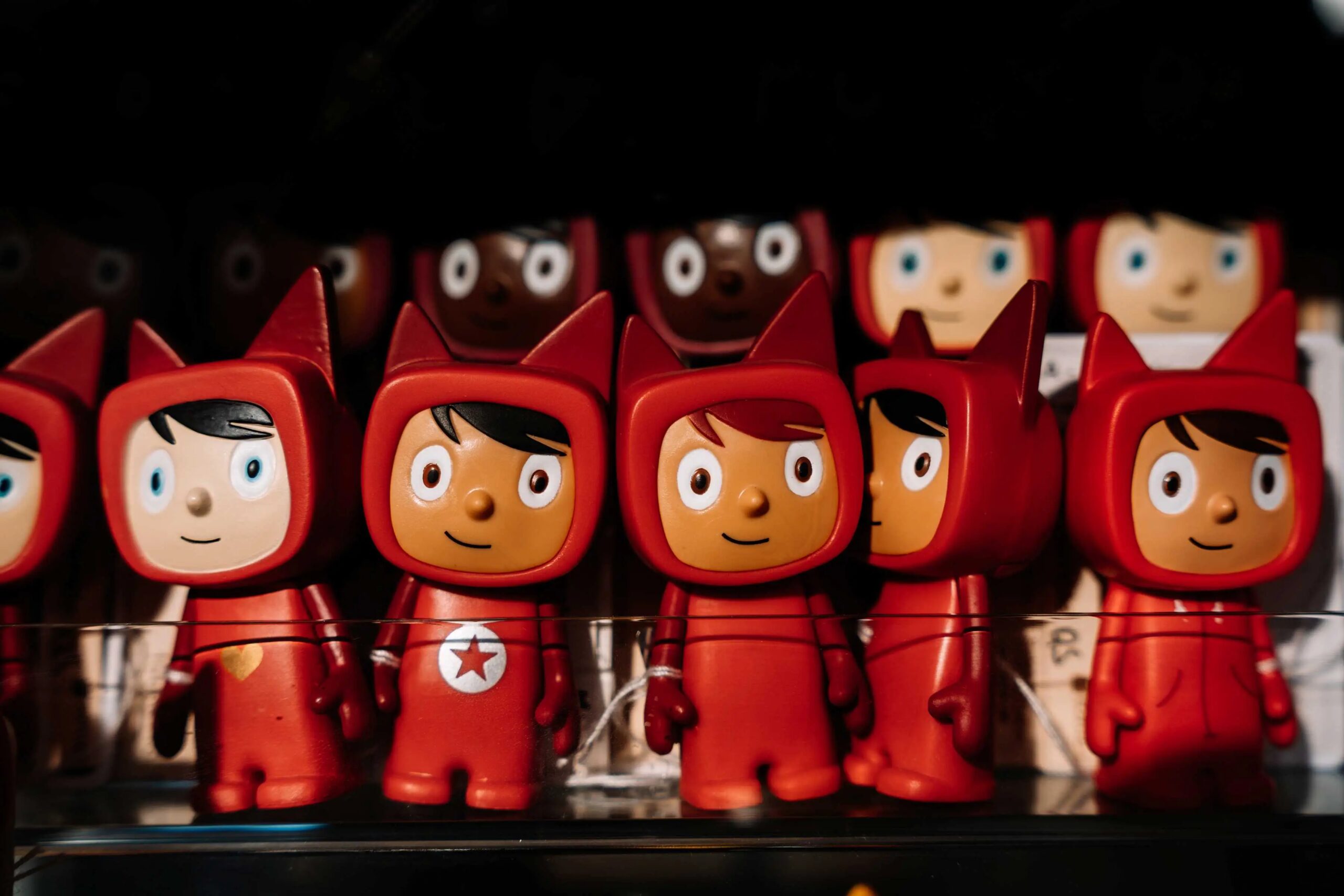 Miniaturas da fabricante alemã de brinquedos Tonies (Foto: Patrick Junker/The New York Times)