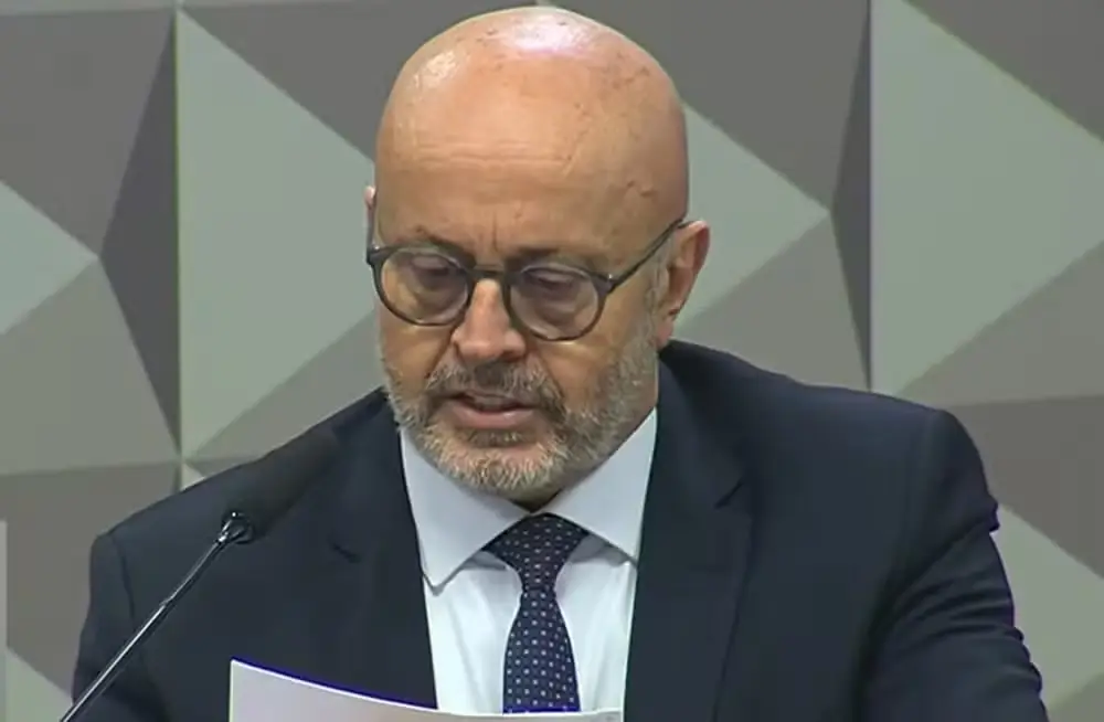 Careca do INSS é ouvido na CPI — Foto: Reprodução