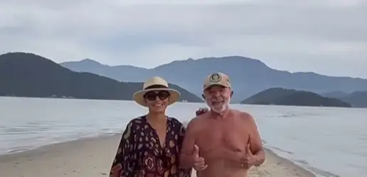 In a video on the beach, Lula preaches against 'prejudice between right and left'