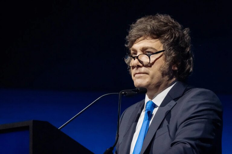 In an interview, Milei says she supports the Bolsonaro family for the 2026 elections
