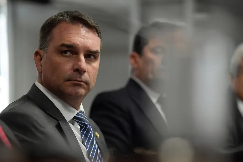 O senador e pré-candidato à presidência, Flávio Bolsonaro (PL-RJ). Foto: Saulo Cruz/Agência Senado