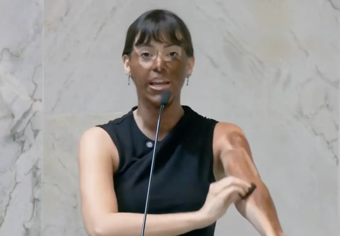 Fabiana Bolsonaro - Alesp/Reprodução